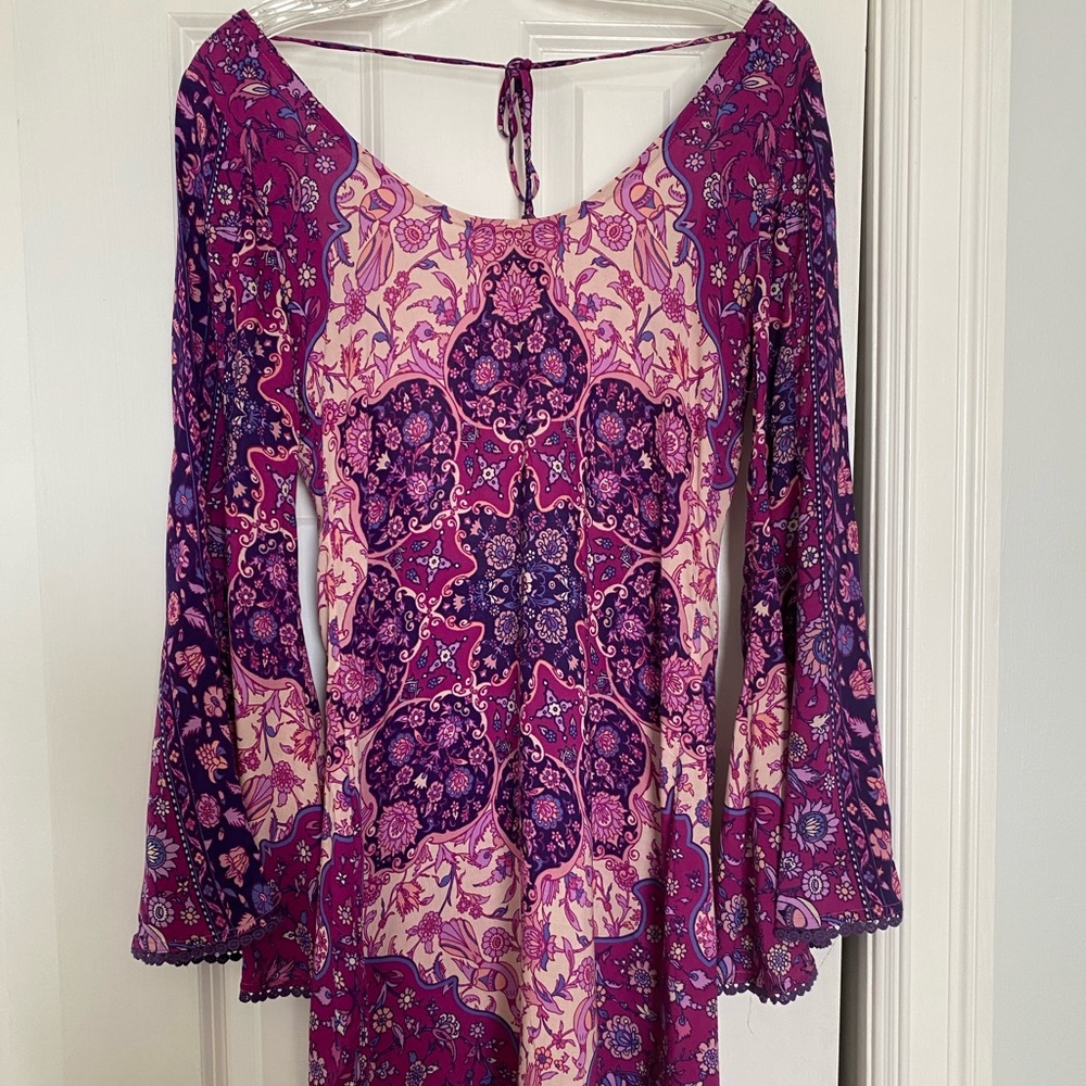SPELL Kiss The Sky Bell Sleeve Mini